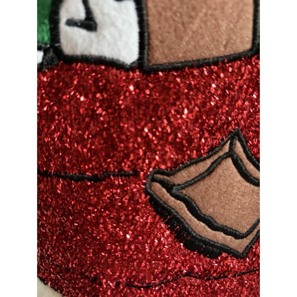 Peanuts Snoopy Woodstock Ugly Christmas Sweater Women Large Green Doghouse Fuzzy - Picture 7 of 12